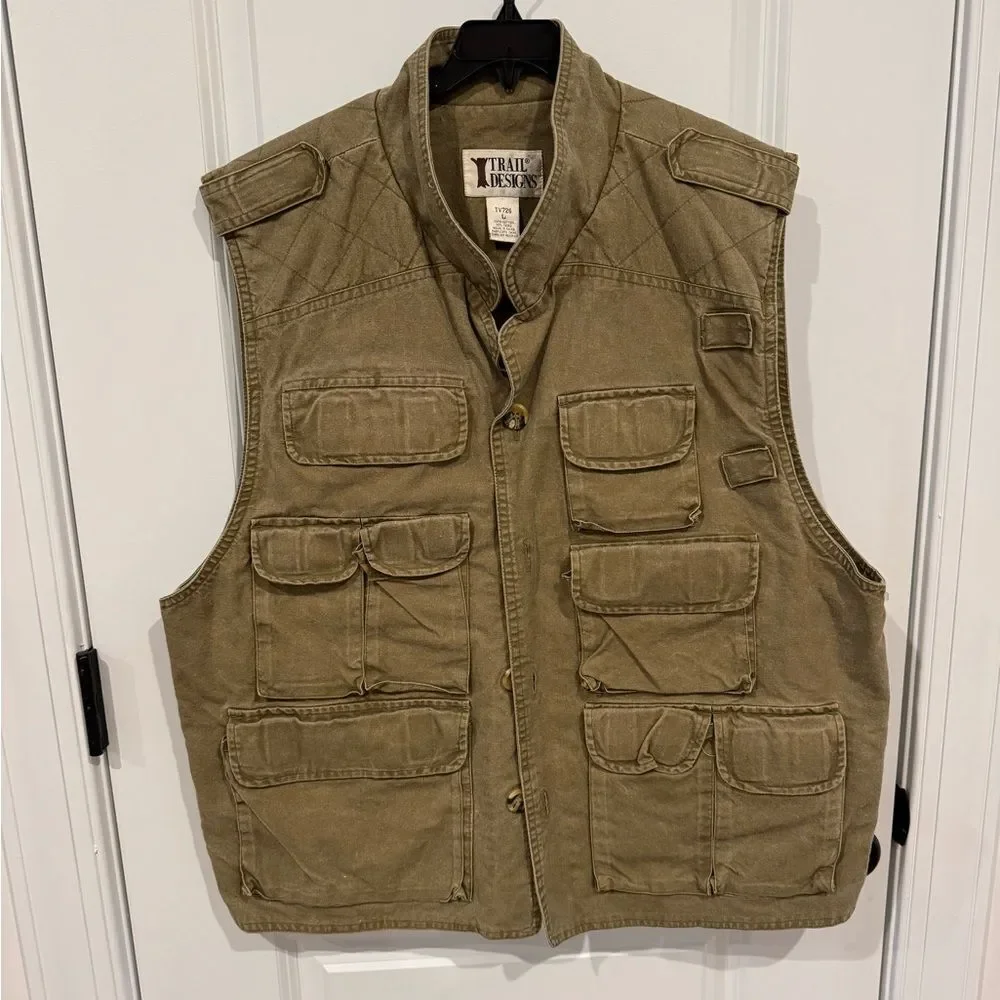 Vintage trail designs hunting vest